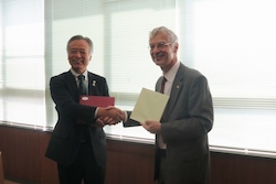 大阪・神戸ドイツ総領事が山口大学を訪問